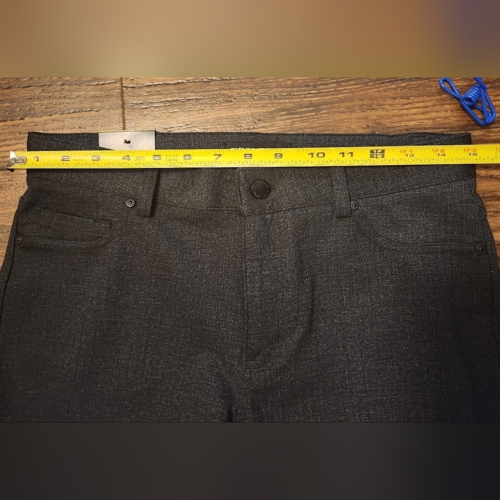 DKNY Dk Gray Straight Leg Flat Front Pants SZ Small 30" NWT - Picture 7 of 9